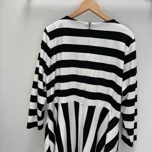 ELOQUII knit striped dress